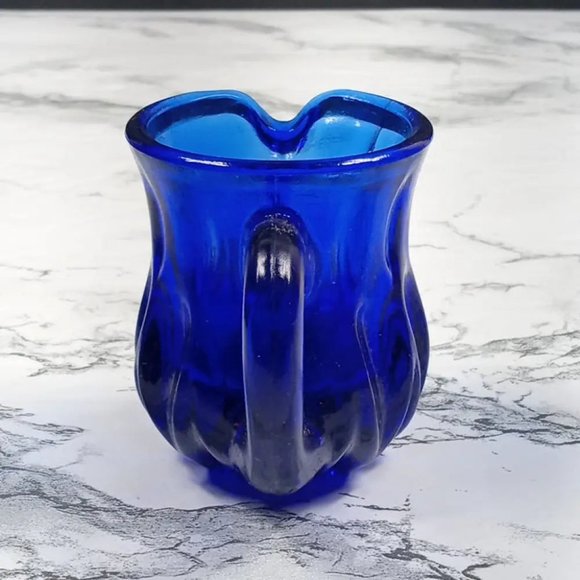 Degenhart Glass Mini Pitcher Trinket Paperweight Toothpick Vtg - Picture 2 of 7